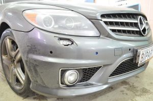 Покраска переднего бампера Мерседес AMG в BIPART24